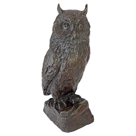 The Wise Owl Bronze Garden Statue